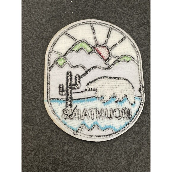 6 Assorted Adventure Hiking Camping Explore Outdoors Iron-On Embroidered Patches - Picture 9 of 13
